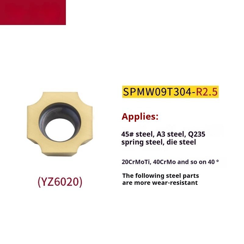 6011 Chamfering machine blade R angle processing steel parts CNC stainless steel cutter grain desktop / composite chamfering cutter grain Shandong Denso Pricision Tools Co.,Ltd.